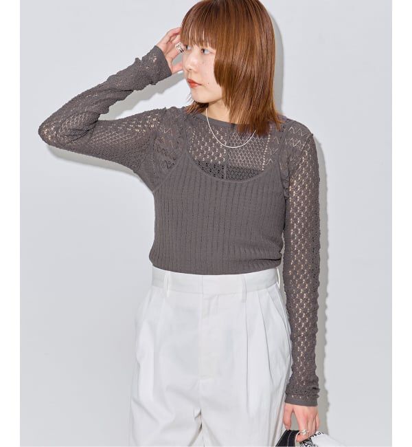 journal standard L'essage「LACYジャガードニットプルオーバー」|ニット・セーター|
