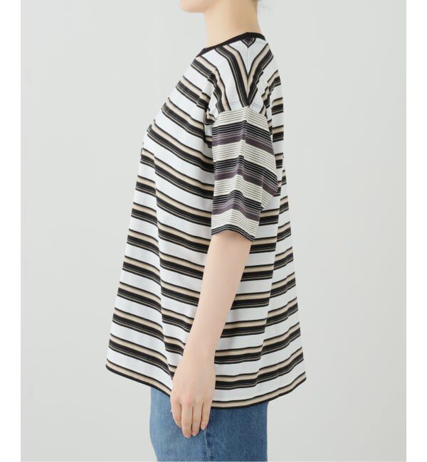 JOURNAL STANDARD「クレイジーボーダーTEE」|Tシャツ・カットソー|