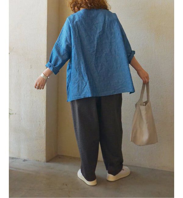 journal standard luxe「CLシャンブレー ボートネックブラウス」|シャツ・ブラウス|