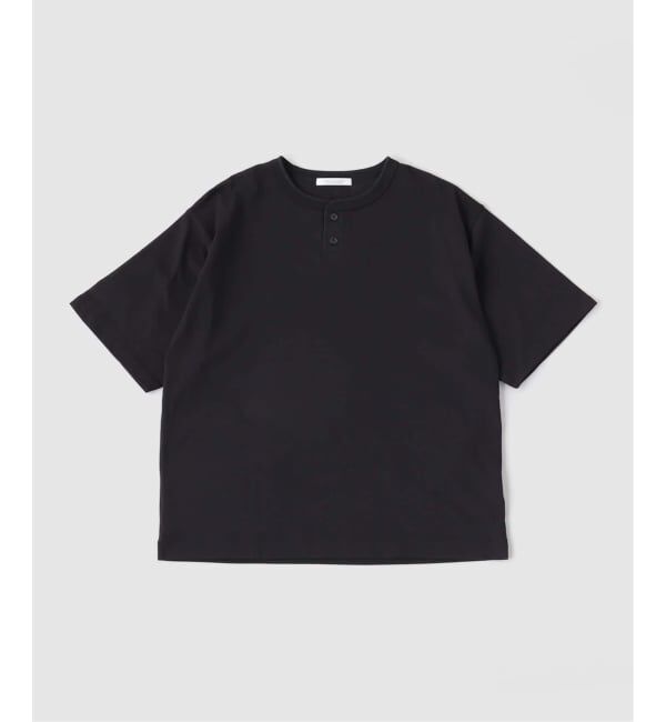 JOURNAL STANDARD「シルケット 2ボタン ヘンリネック Tシャツ」|Tシャツ・カットソー|