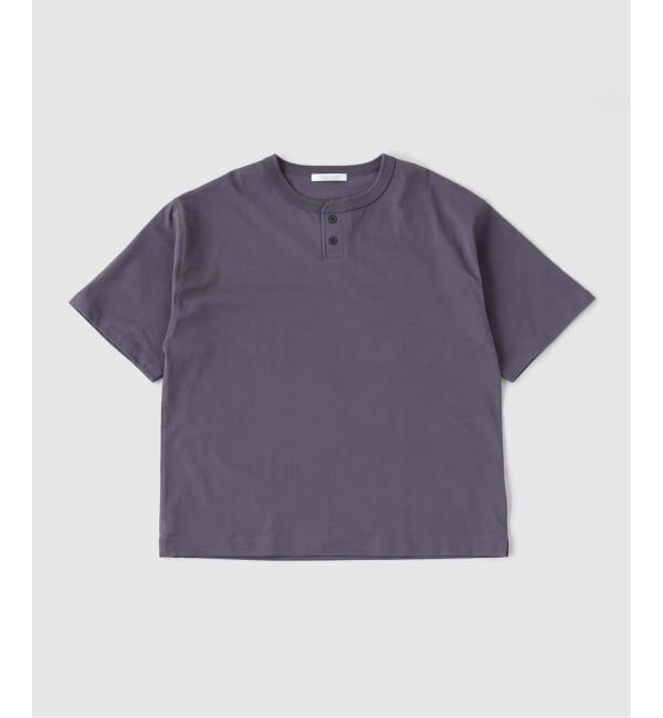 JOURNAL STANDARD「シルケット 2ボタン ヘンリネック Tシャツ」|Tシャツ・カットソー|