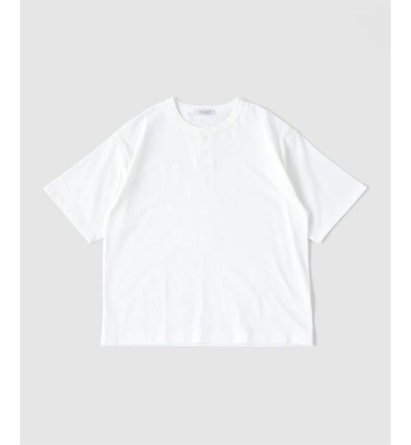 JOURNAL STANDARD「シルケット 2ボタン ヘンリネック Tシャツ」|Tシャツ・カットソー|