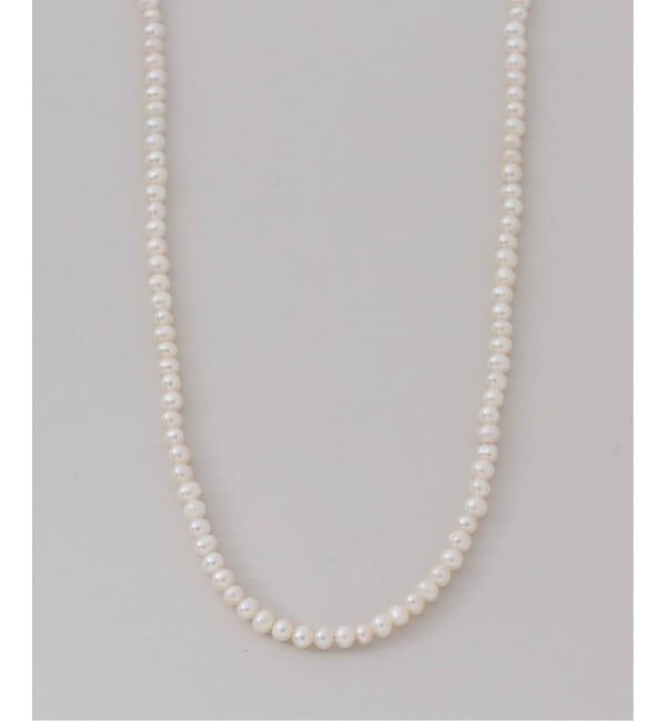 Lilas by Spick&Span「ポテトパール38cmネックレス SV」|ネックレス|