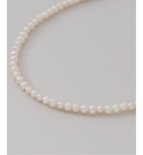 Lilas by Spick&Span「ポテトパール38cmネックレス SV」|ネックレス|