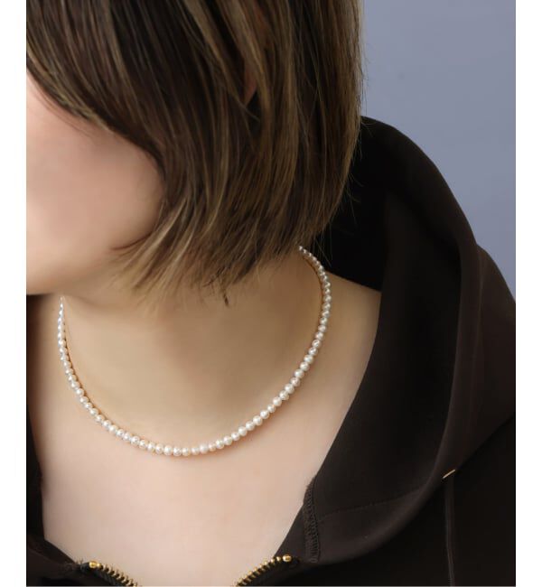 Lilas by Spick&Span「ポテトパール38cmネックレス SV」|ネックレス|