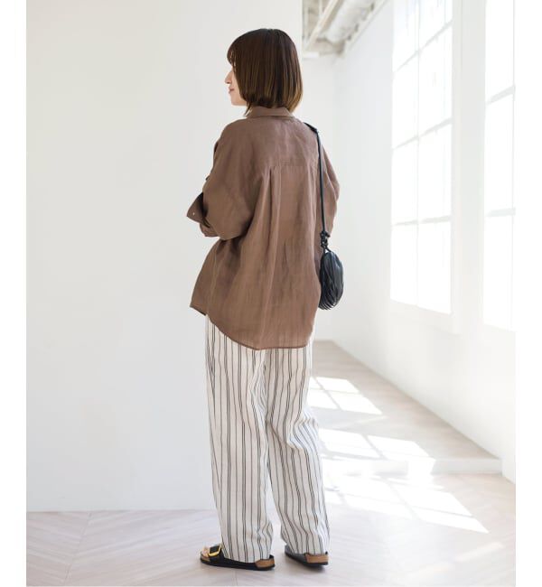 U by SPICK&SPAN「ラミーカラーシャツ」|シャツ・ブラウス|