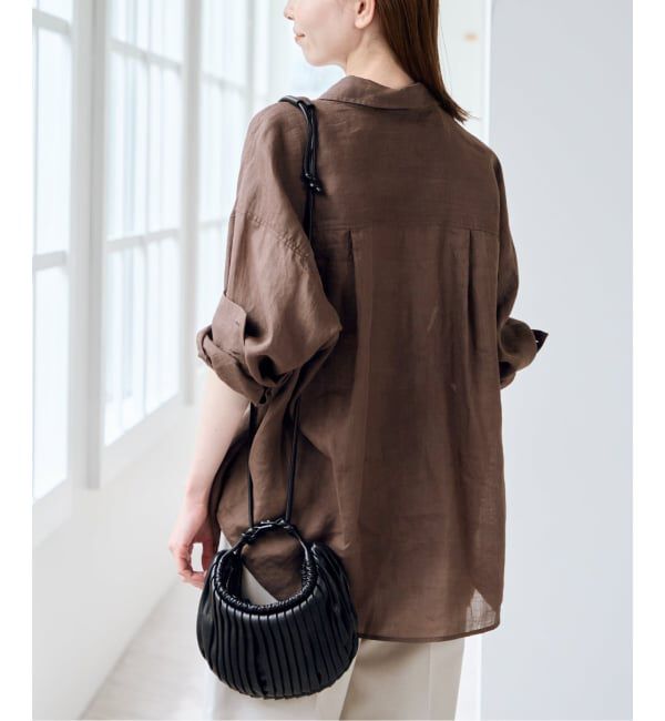 U by SPICK&SPAN「ラミーカラーシャツ」|シャツ・ブラウス|