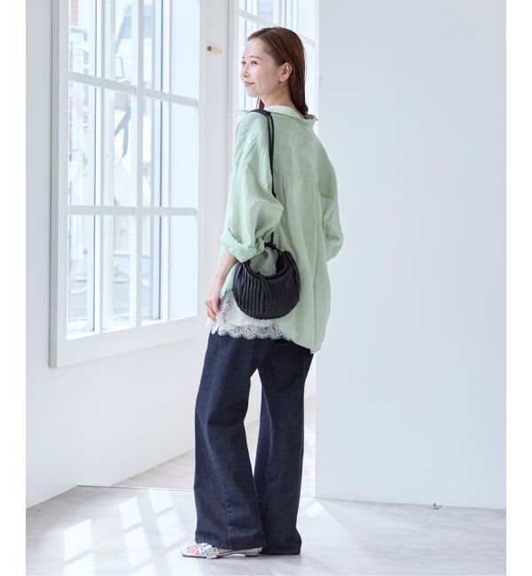 U by SPICK&SPAN「ラミーカラーシャツ」|シャツ・ブラウス|