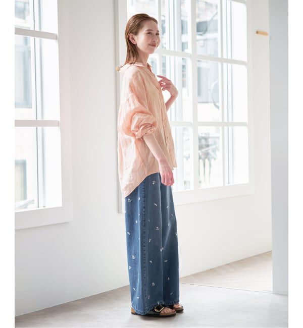 U by SPICK&SPAN「ラミーカラーシャツ」|シャツ・ブラウス|