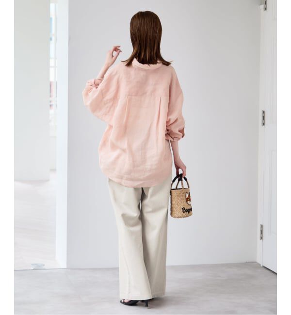 U by SPICK&SPAN「ラミーカラーシャツ」|シャツ・ブラウス|