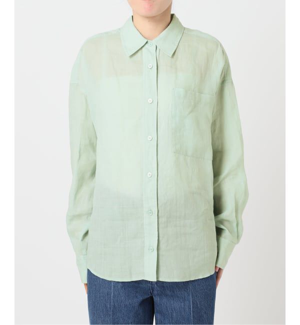 U by SPICK&SPAN「ラミーカラーシャツ」|シャツ・ブラウス|