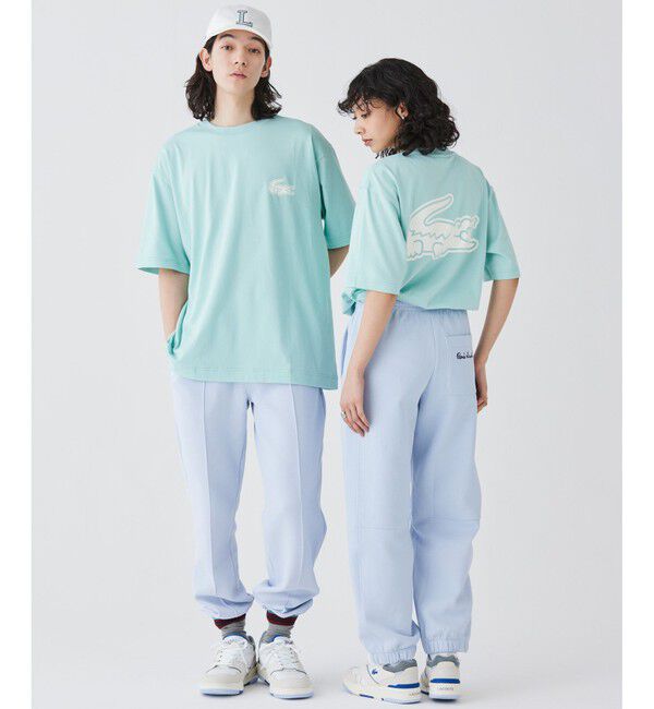 LACOSTE「【オンライン限定】LACOSTE オーバーサイズ バック プリント Tシャツ」|Tシャツ・カットソー|