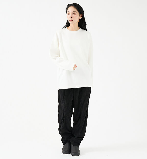 ABAHOUSE「【FORTUNA/フォルトゥナ】ECOTECコクーンシルエットロングTシャツ/ユ」|Tシャツ・カットソー|