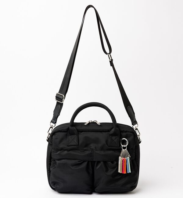NOMINE「【cheek】w pocket 3way boston カラーコードハンドル 3」|ボストンバッグ|