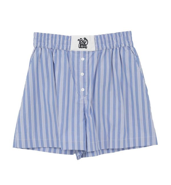 SOFFITTO「【BAUM UND PFERDGARTEN/バウムウンドヘルガーテン】Natie Striped Boxer Shorts」|その他|ブルー
