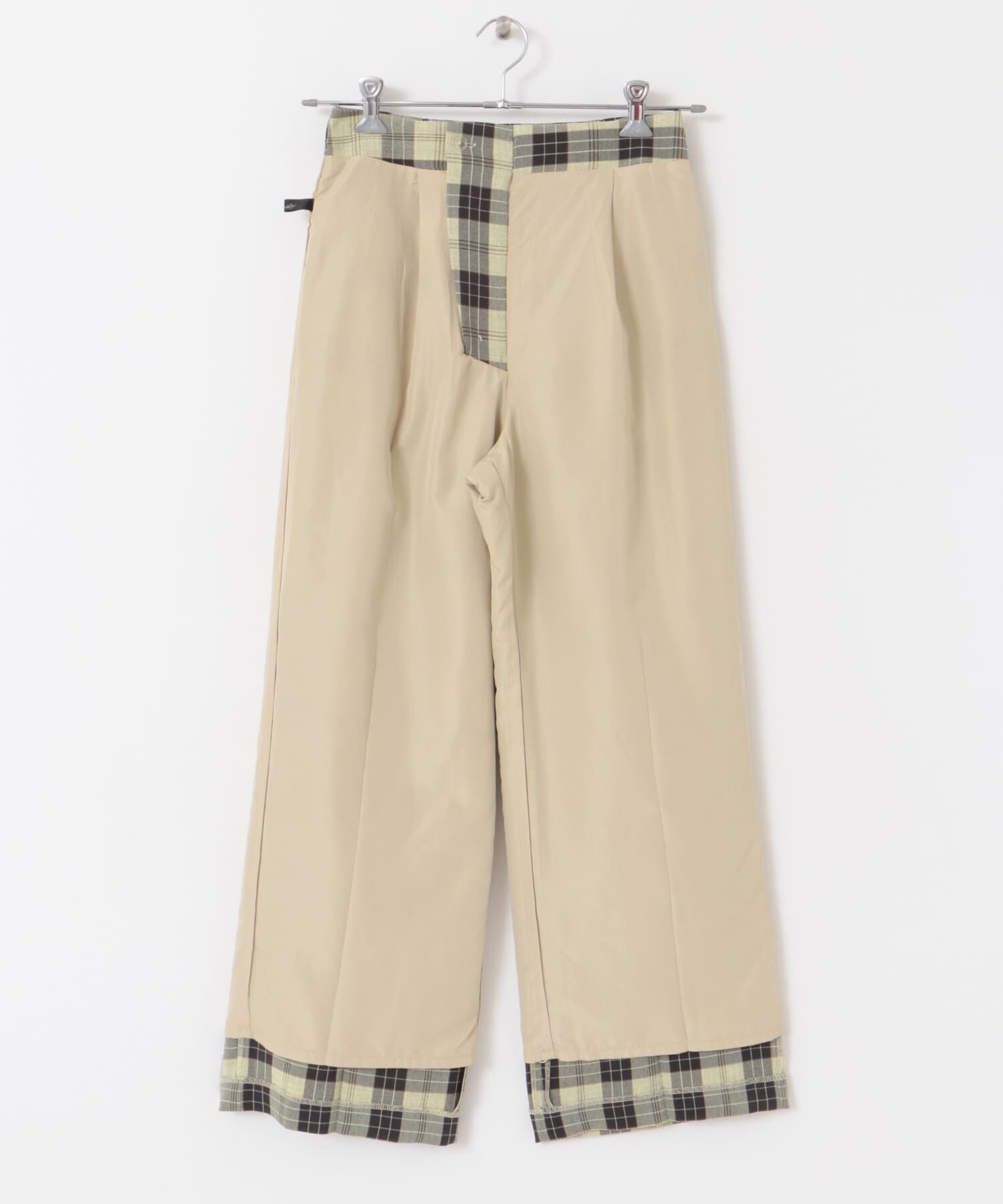 URBAN RESEARCH ROSSO「カラーチェックワイドパンツ」|その他|