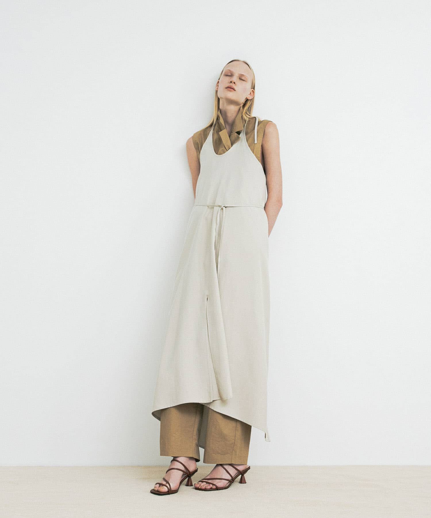 LAATO「layered apron onepiece」|ワンピース|