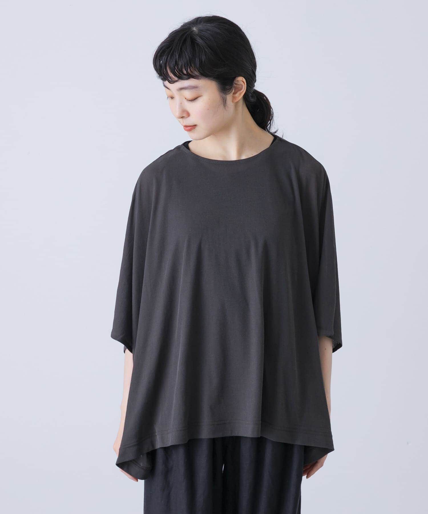かぐれ「コットンシアーワイドカットソー」|Tシャツ・カットソー|