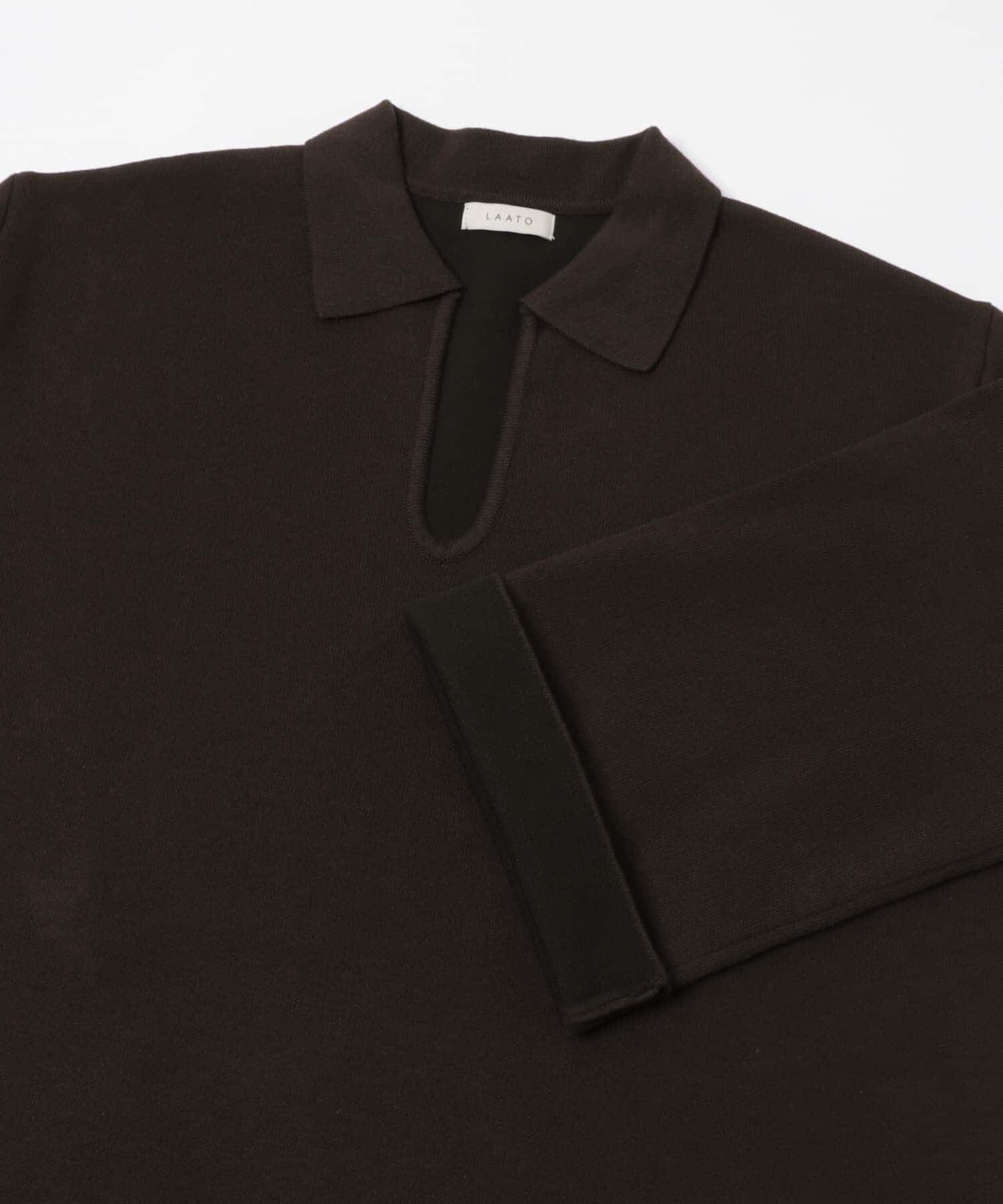 LAATO「sweat style polo knit」|ニット・セーター|