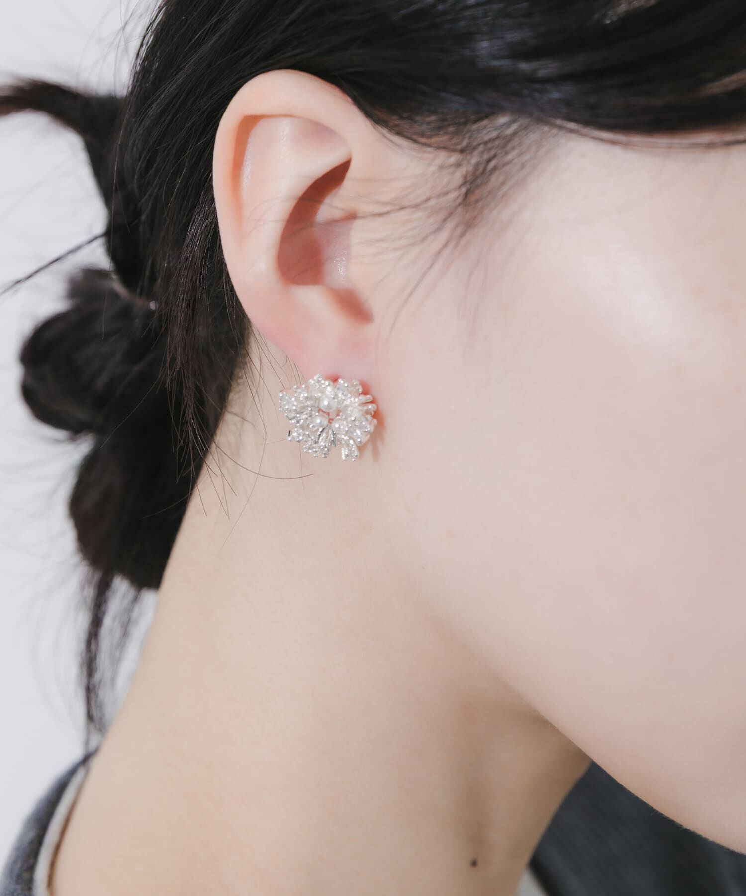SMELLY「スパークルビジューパールピアス」|ピアス|