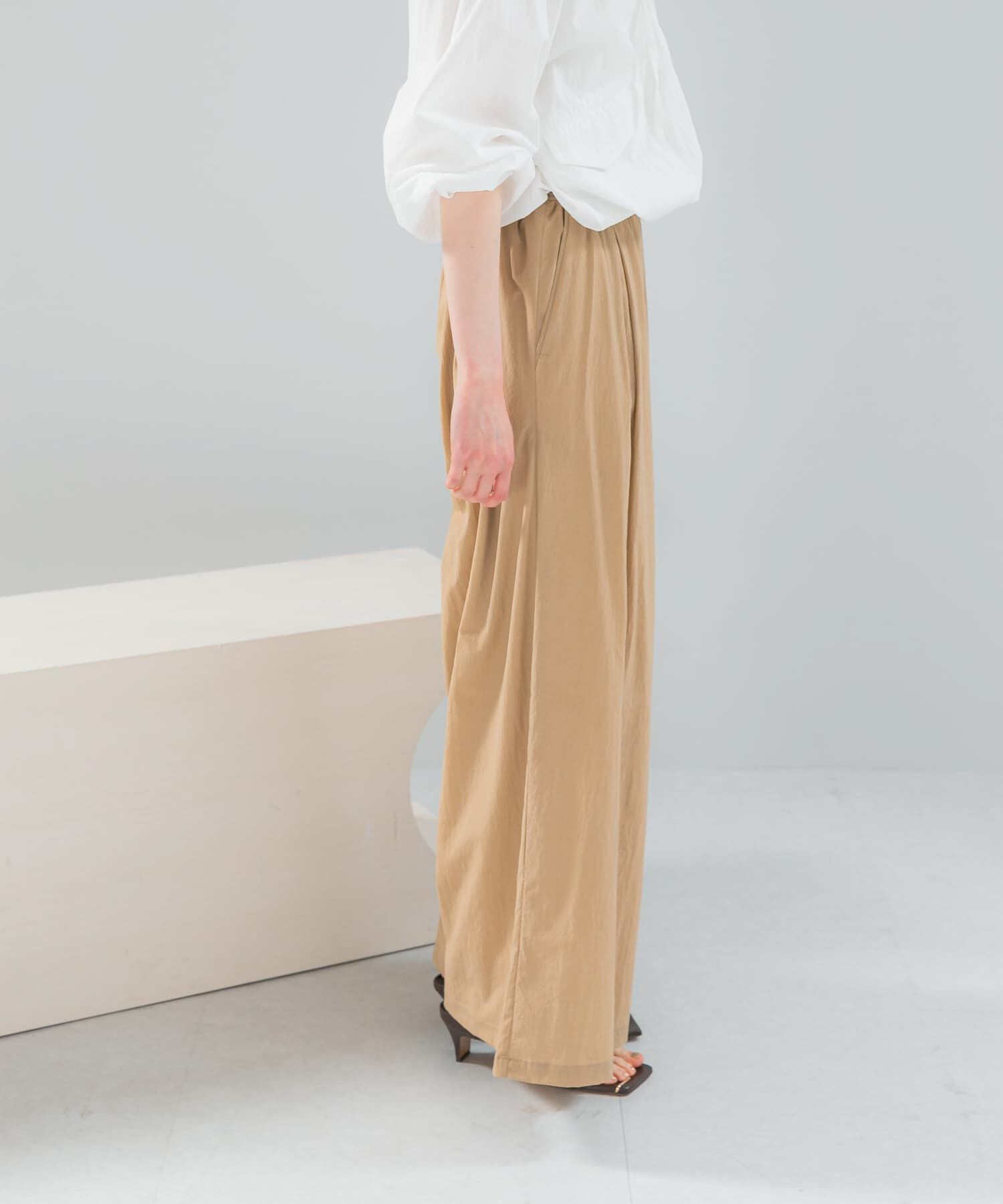 URBAN RESEARCH ROSSO「ライトタックイージーワイドパンツ」|その他|