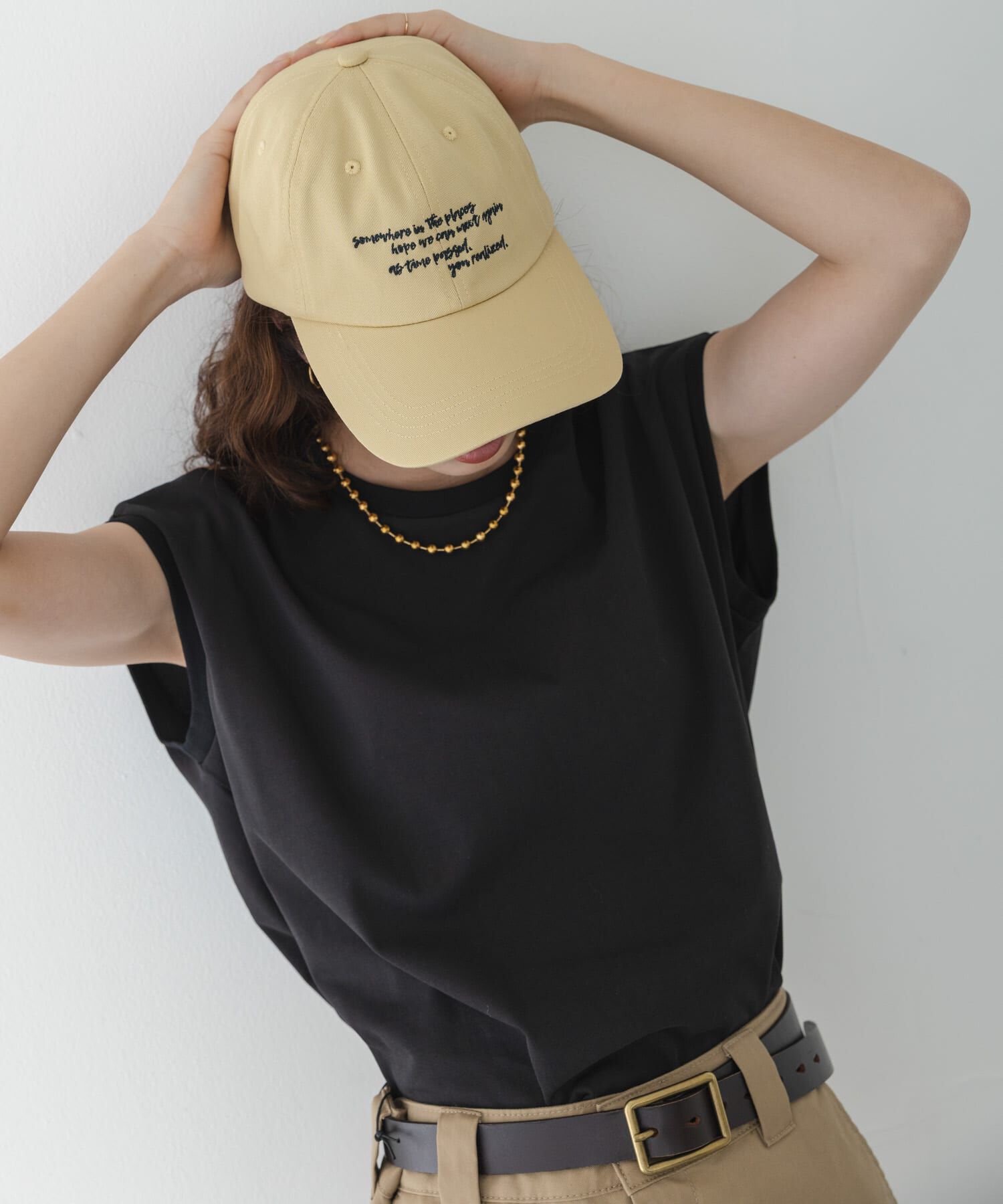 Sonny Label 「エンブロイダリーメッセージキャップ」|キャップ・キャスケット|