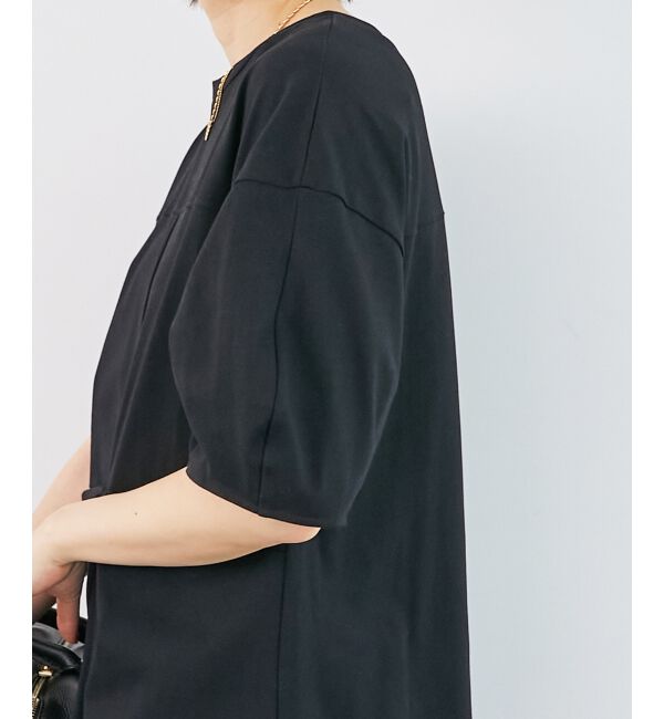  「《手洗い可能》フロントツイストTシャツ」|Tシャツ・カットソー|