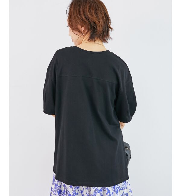  「《手洗い可能》フロントツイストTシャツ」|Tシャツ・カットソー|