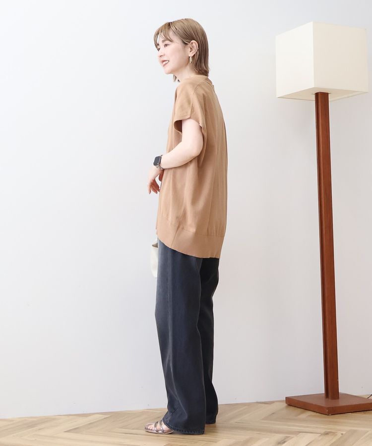 AMERICAN HOLIC「【WEB限定】フレンチスリーブVネックニットカーディガン」|カーディガン|