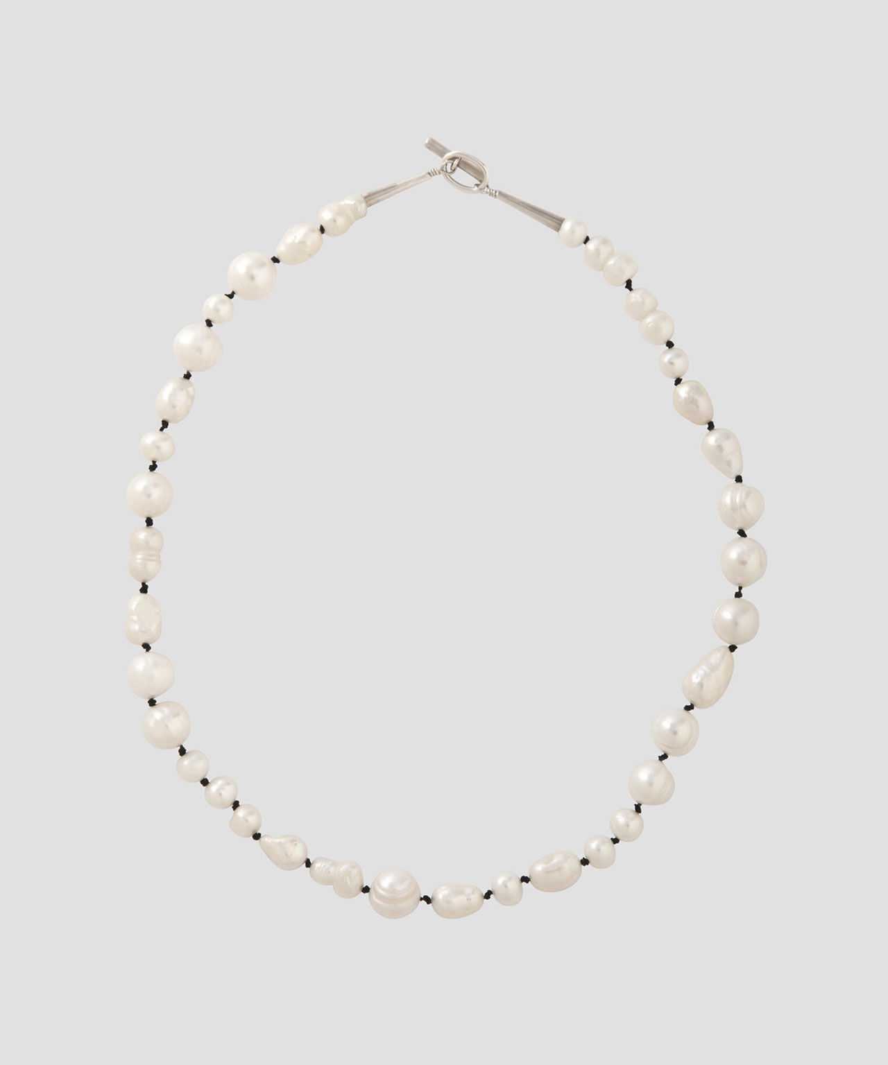 YLEVE 「YLEVE / MIX PEARL NECKLACE KNOT 37cm」|その他|ホワイト