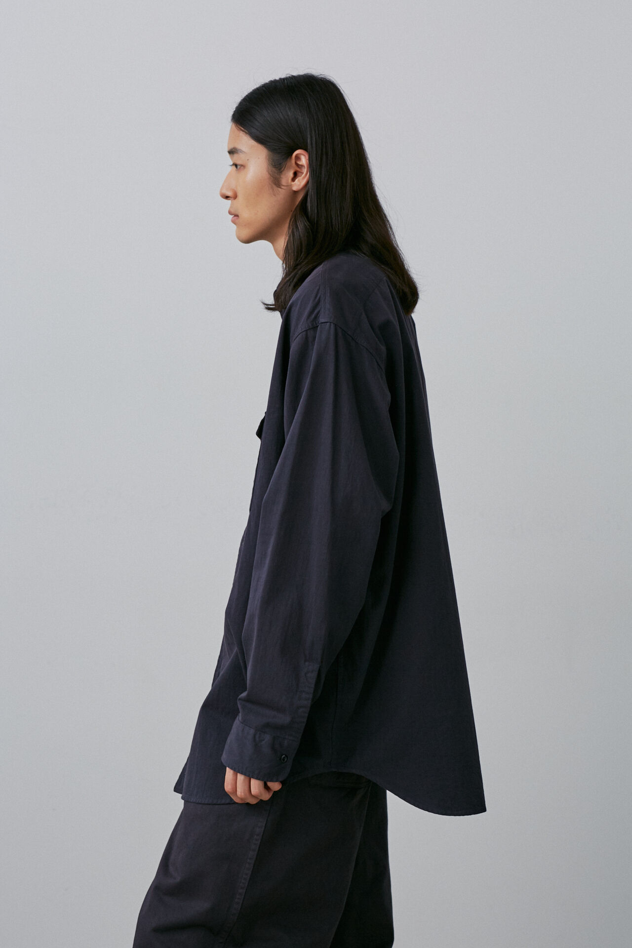 YLEVE 「Ｙ / ORGANIC COTTON HIGH DENSITY SATIN SH」|シャツ・ブラウス|