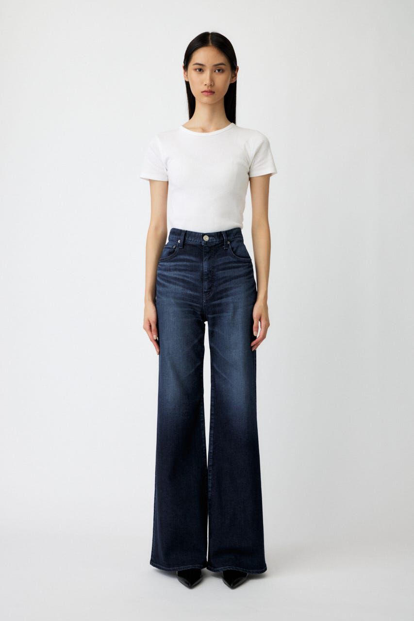 MOUSSY「ADVANCED LONG LEG フレア」|デニム|