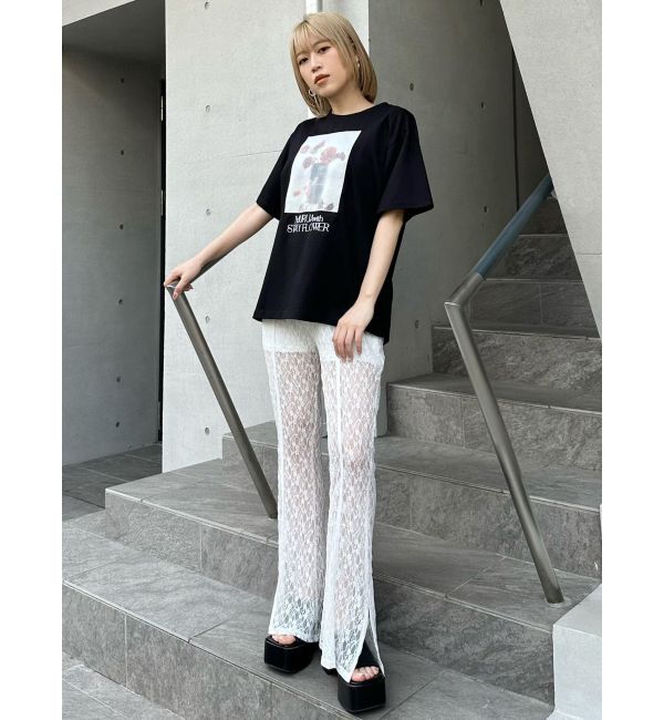 MURUA「【MURUA&times;STAYFLOWER】フォトチュールTシャツ」|Tシャツ・カットソー|