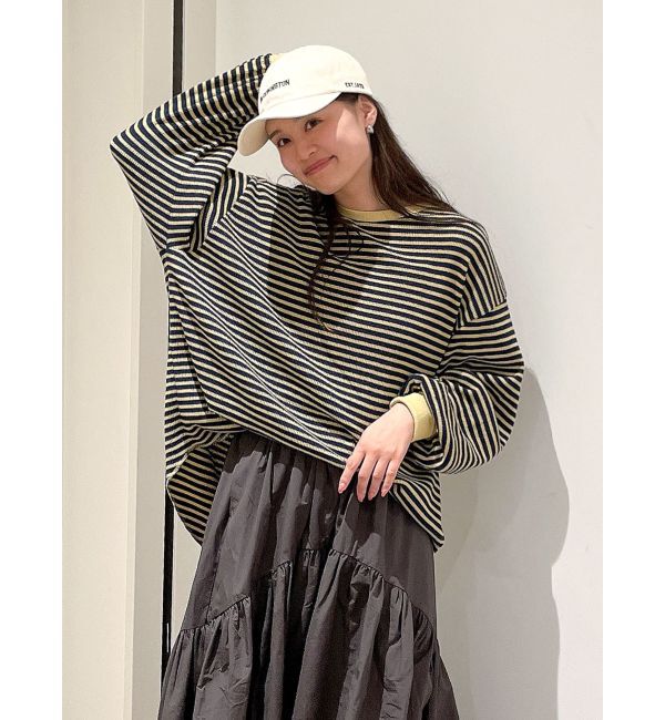 Ungrid「【WEB限定】スリーブボリュームワッフルロングスリーブTee」|Tシャツ・カットソー|
