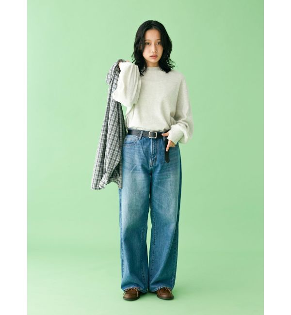 Ungrid「【WEB限定】スリーブボリュームワッフルロングスリーブTee」|Tシャツ・カットソー|