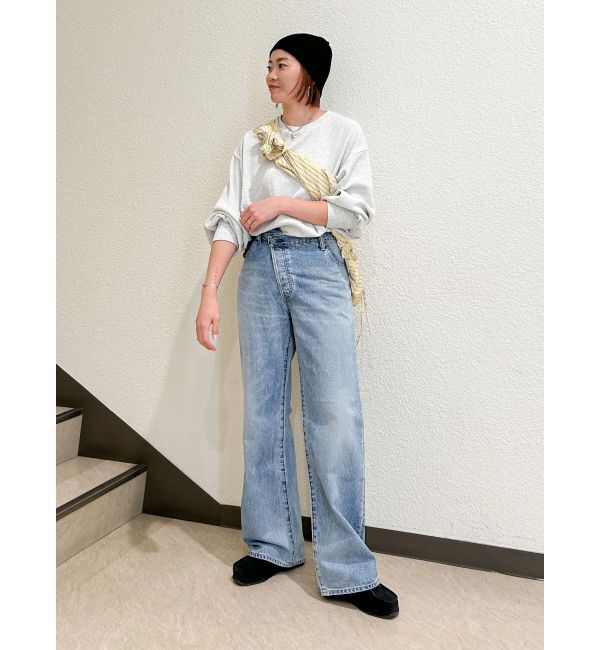 Ungrid「【WEB限定】スリーブボリュームワッフルロングスリーブTee」|Tシャツ・カットソー|