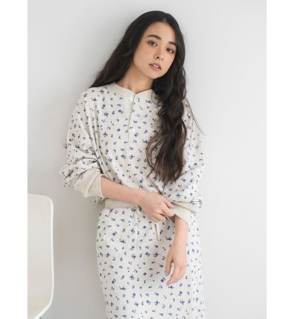 Ungrid「FAITH別注 ヘンリーネックショートロングスリーブTee」|Tシャツ・カットソー|ミックス