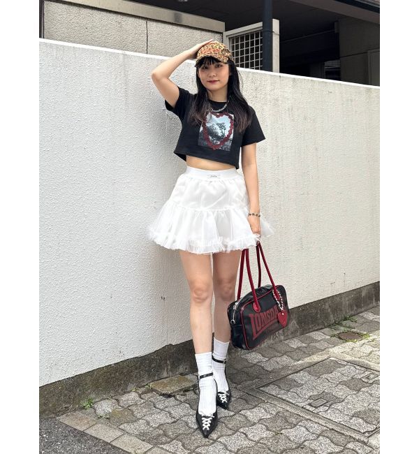 jouetie「フラワーフォトフィットTシャツ」|Tシャツ・カットソー|