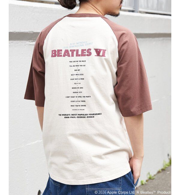 VENCE share style「THE BEATLES ザ ビートルズ レコードラグランTシャツ」|Tシャツ・カットソー|