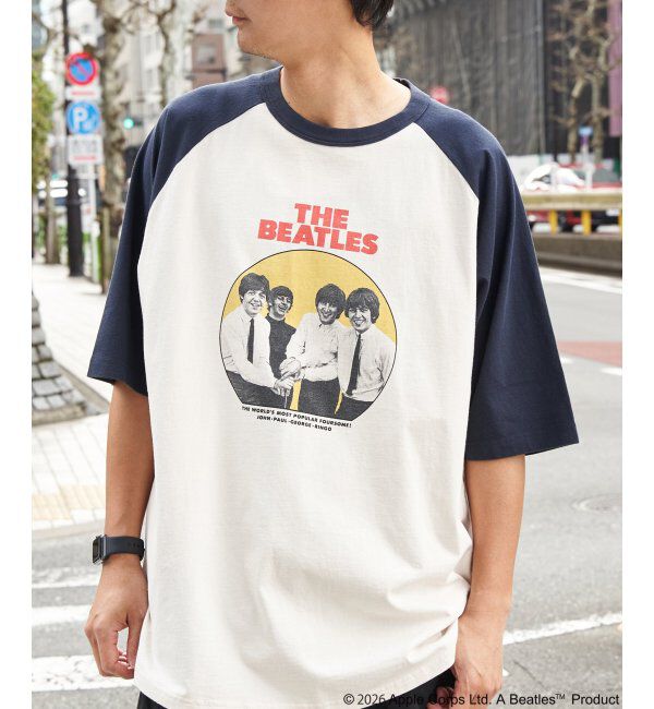 VENCE share style「THE BEATLES ザ ビートルズ レコードラグランTシャツ」|Tシャツ・カットソー|