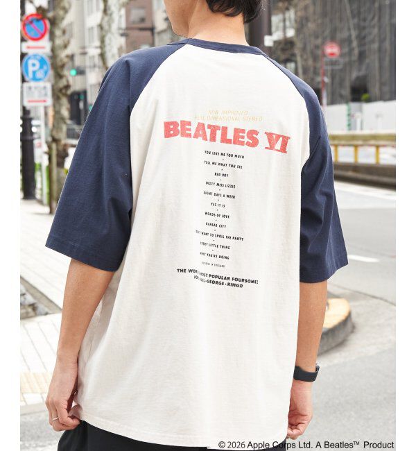 VENCE share style「THE BEATLES ザ ビートルズ レコードラグランTシャツ」|Tシャツ・カットソー|