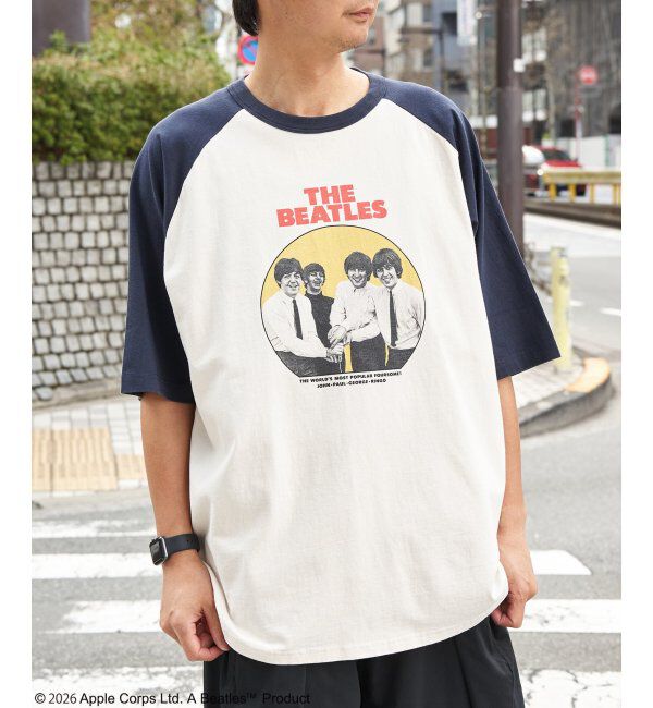 VENCE share style「THE BEATLES ザ ビートルズ レコードラグランTシャツ」|Tシャツ・カットソー|
