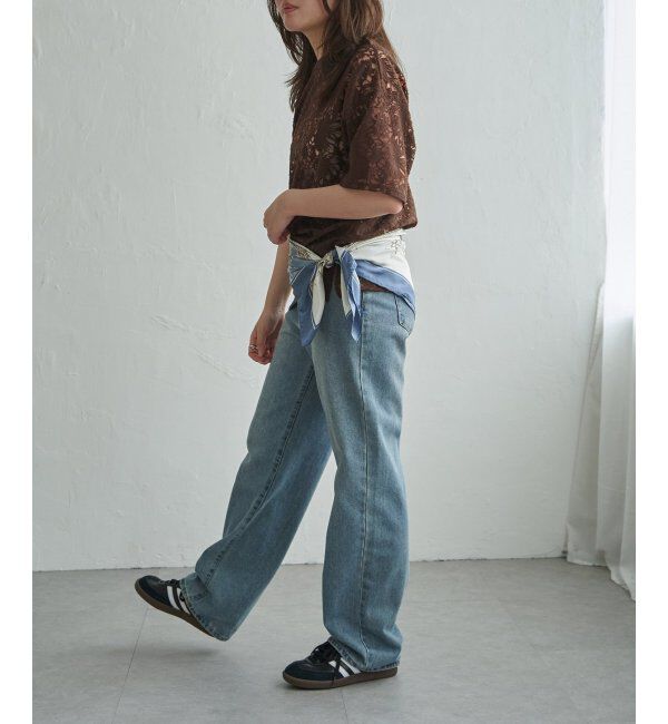 VENCE share style「シアーレース半袖プルオーバー」|その他|