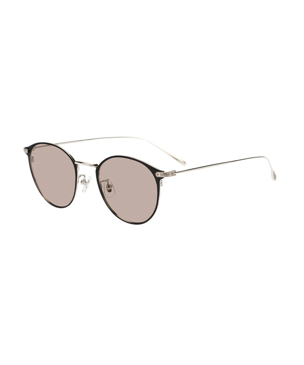  「Zoff | UNITED ARROWS ボストン型 サングラス メタル チタン 軽量 UVカット ユナイテッドアローズ」|サングラス|