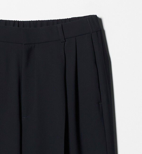 UNITED ARROWS「P 2タック ワイドパンツ ‐吸水速乾 帯電防止 接触冷感 ウォッシャブル‐」|スラックス|