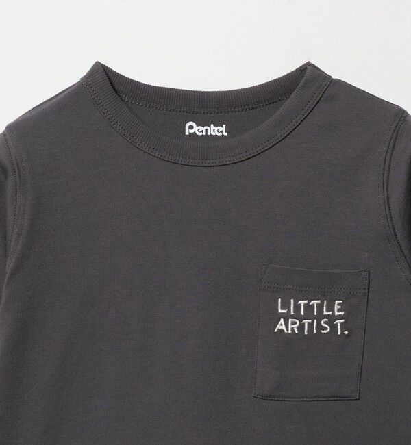 UNITED ARROWS green label relaxing「＜Pentel＞ロングスリーブTシャツ（ダークグレー） / キッズ 100cm-130cm」|Tシャツ・カットソー|