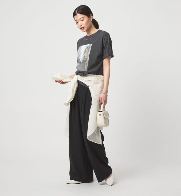 UNITED ARROWS green label relaxing「【WEB限定】＜at ease＞アソート フォトプリント ショートスリーブ カットソー」|Tシャツ・カットソー|