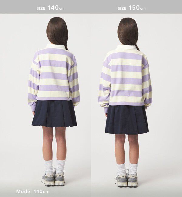 UNITED ARROWS green label relaxing「ショート ラガーシャツ / キッズ  140cm-160cm」|Tシャツ・カットソー|