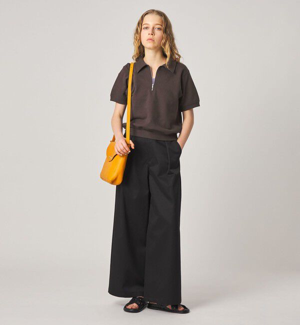STEVEN ALAN「＜Steven Alan＞コットン スウェット ハーフジップ プルオーバー」|Tシャツ・カットソー|