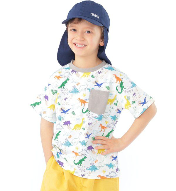 SHIPS KIDS「SHIPS KIDS:120～130cm /ダイナソー Tシャツ」|Tシャツ・カットソー|